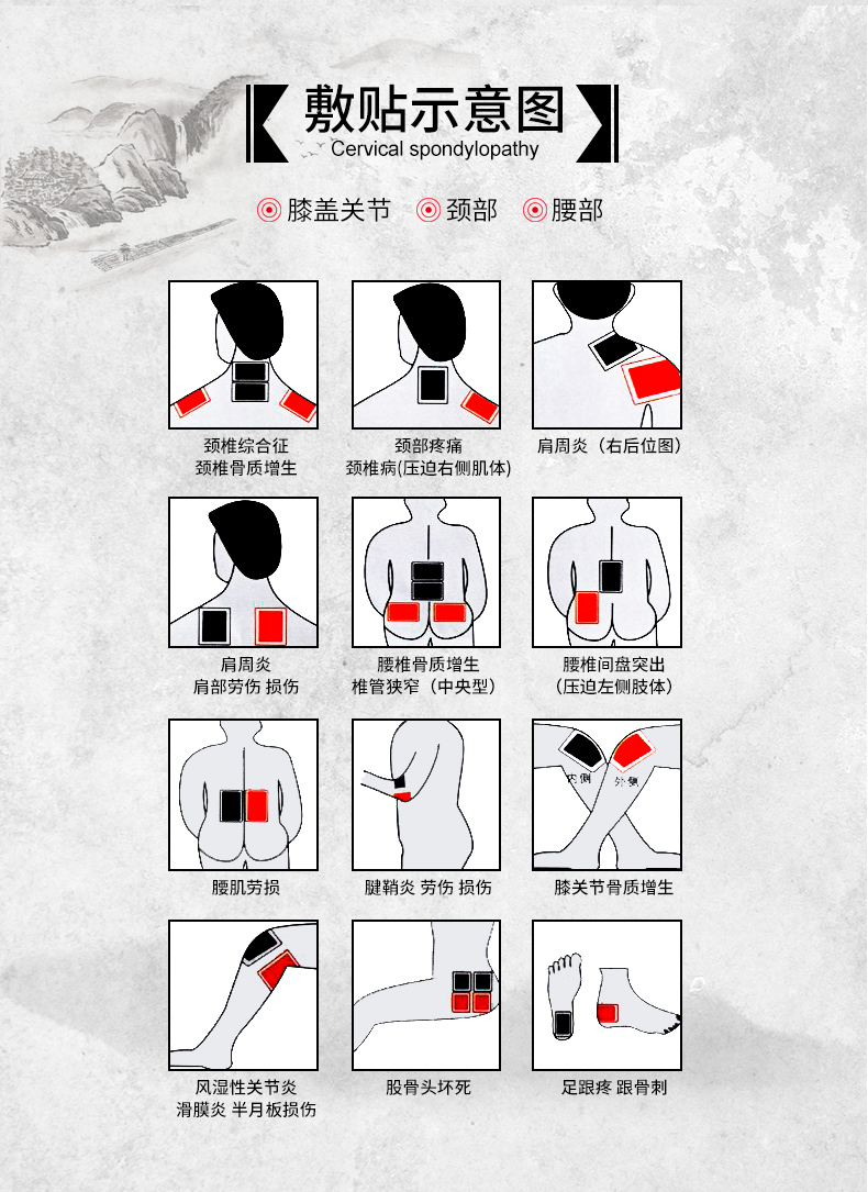 2、法律教程正確粘貼黑膏藥